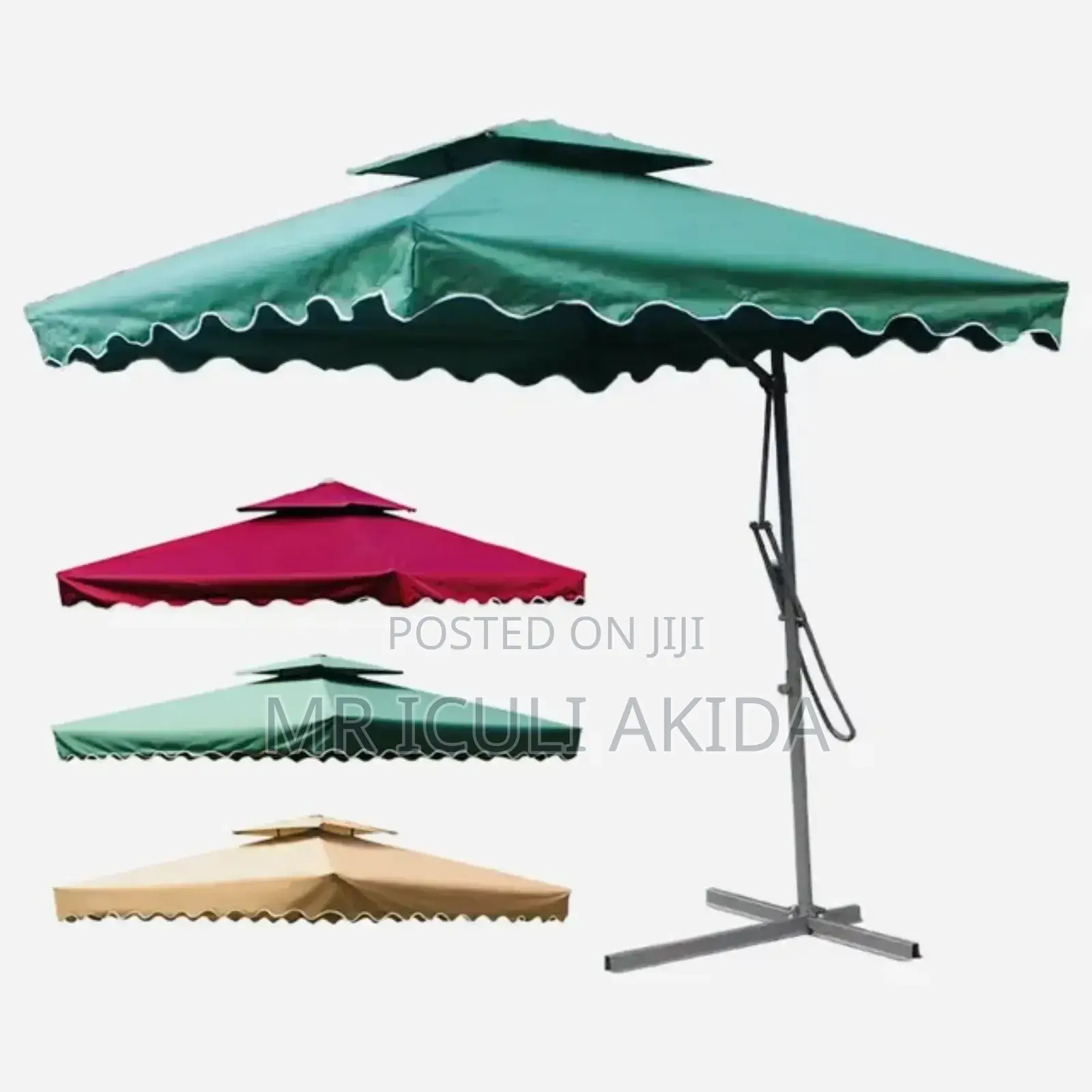 2.2x2.2mtrs Banana Cantilever Polyester Parasol Umbrella