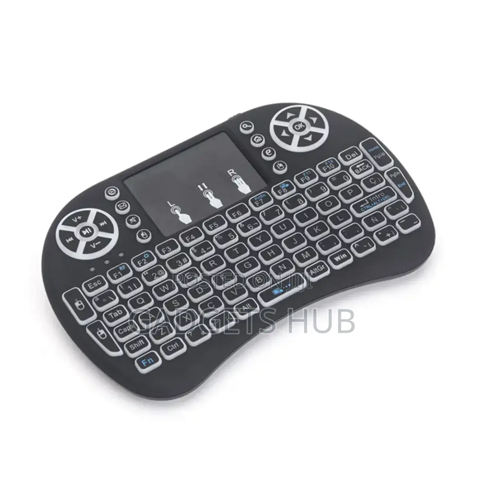Mini 18 Backlit Wireless Touchpad Keyboard And Mouse