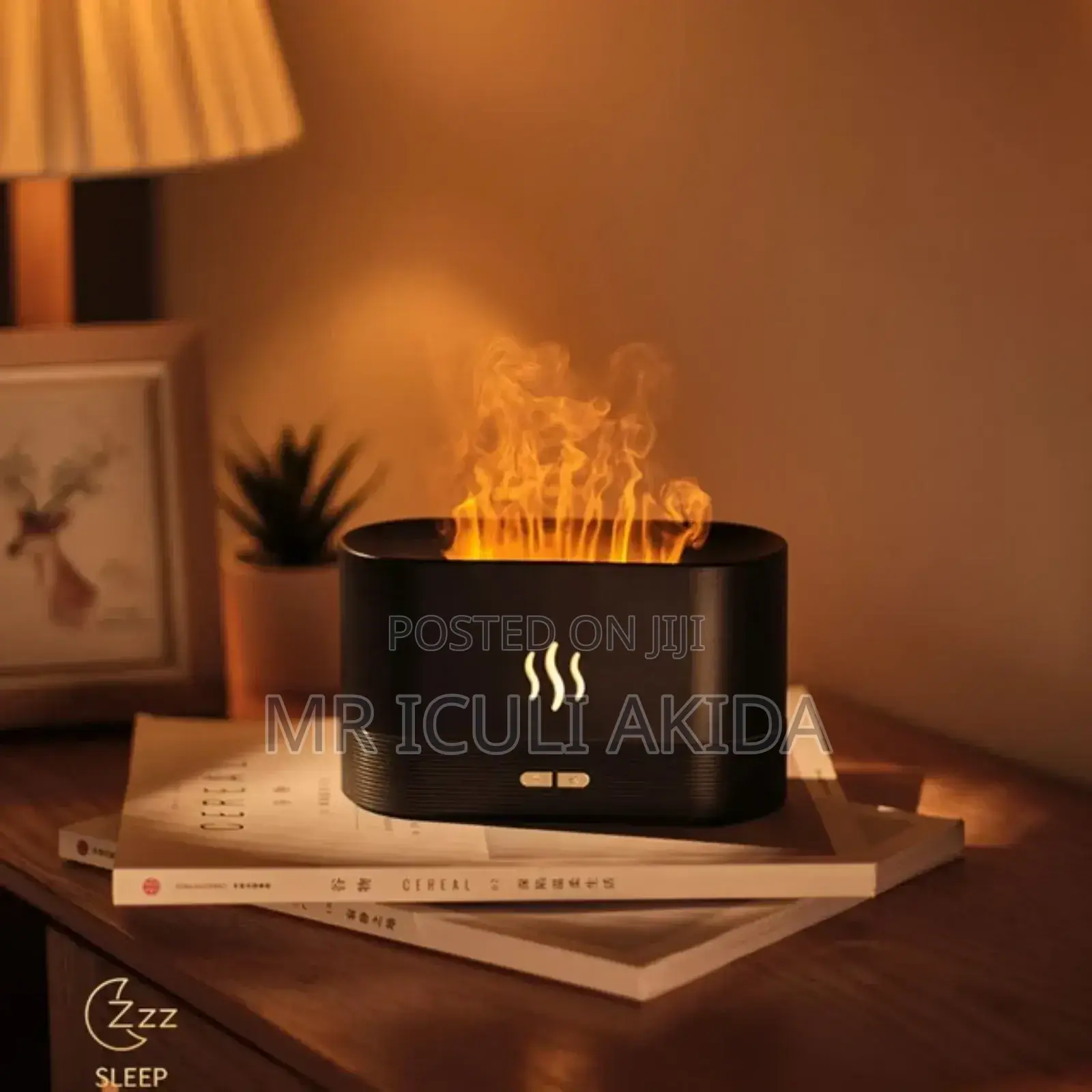Fire Flame Aromatherapy Essential Oil Diffuser Humidifier