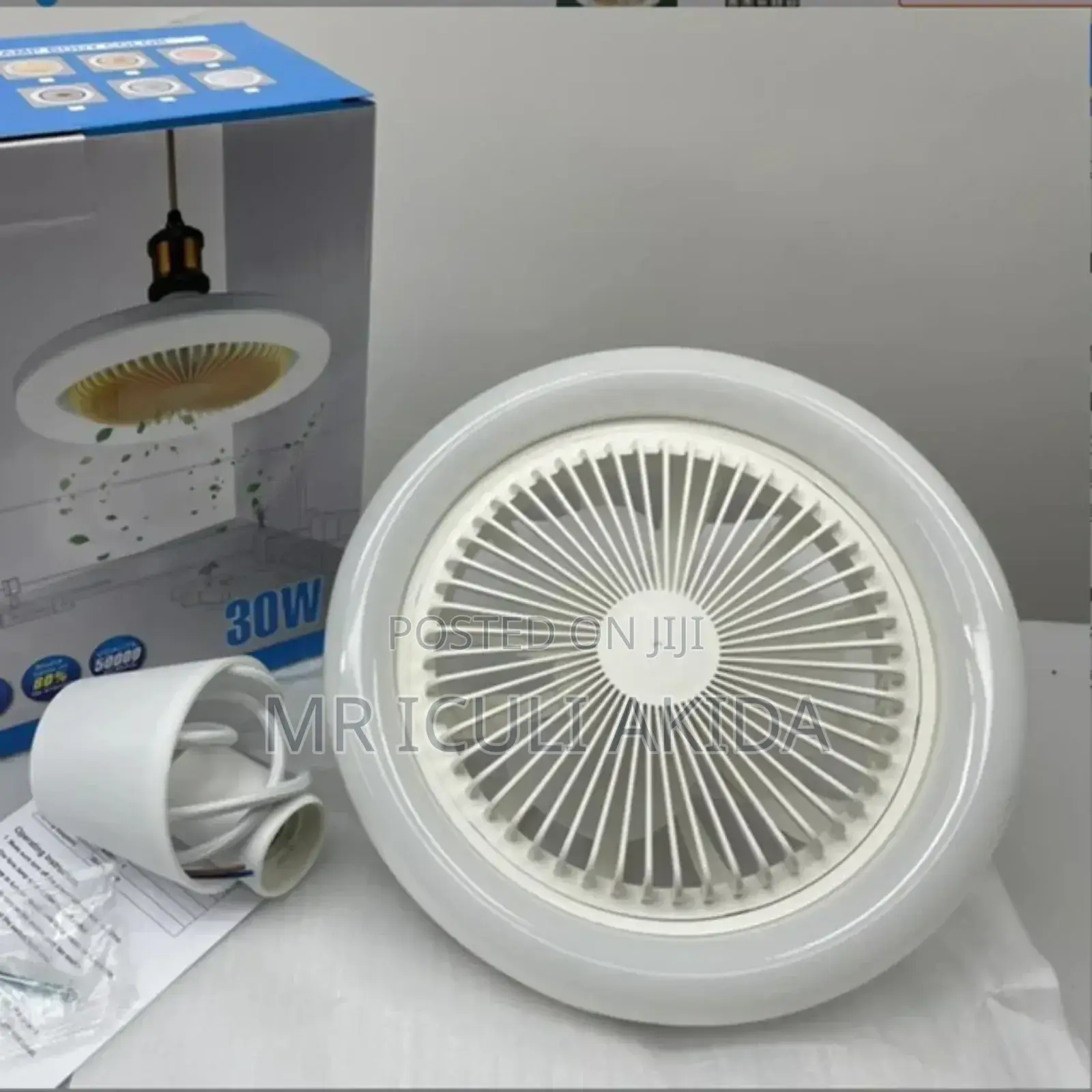 LED Multi Function Remote Controlled Fan Light Bulb