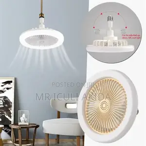 LED Multi Function Remote Controlled Fan Light Bulb