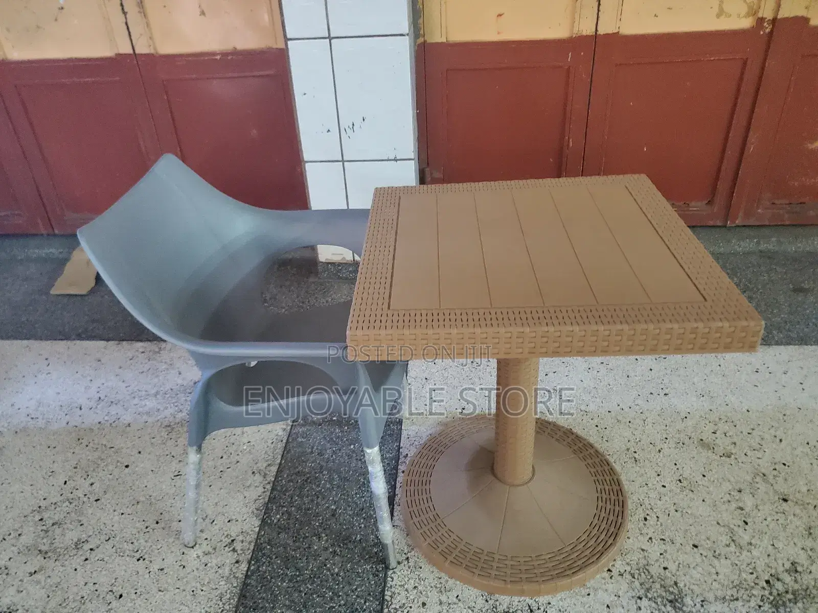 Plastic Table and Chair