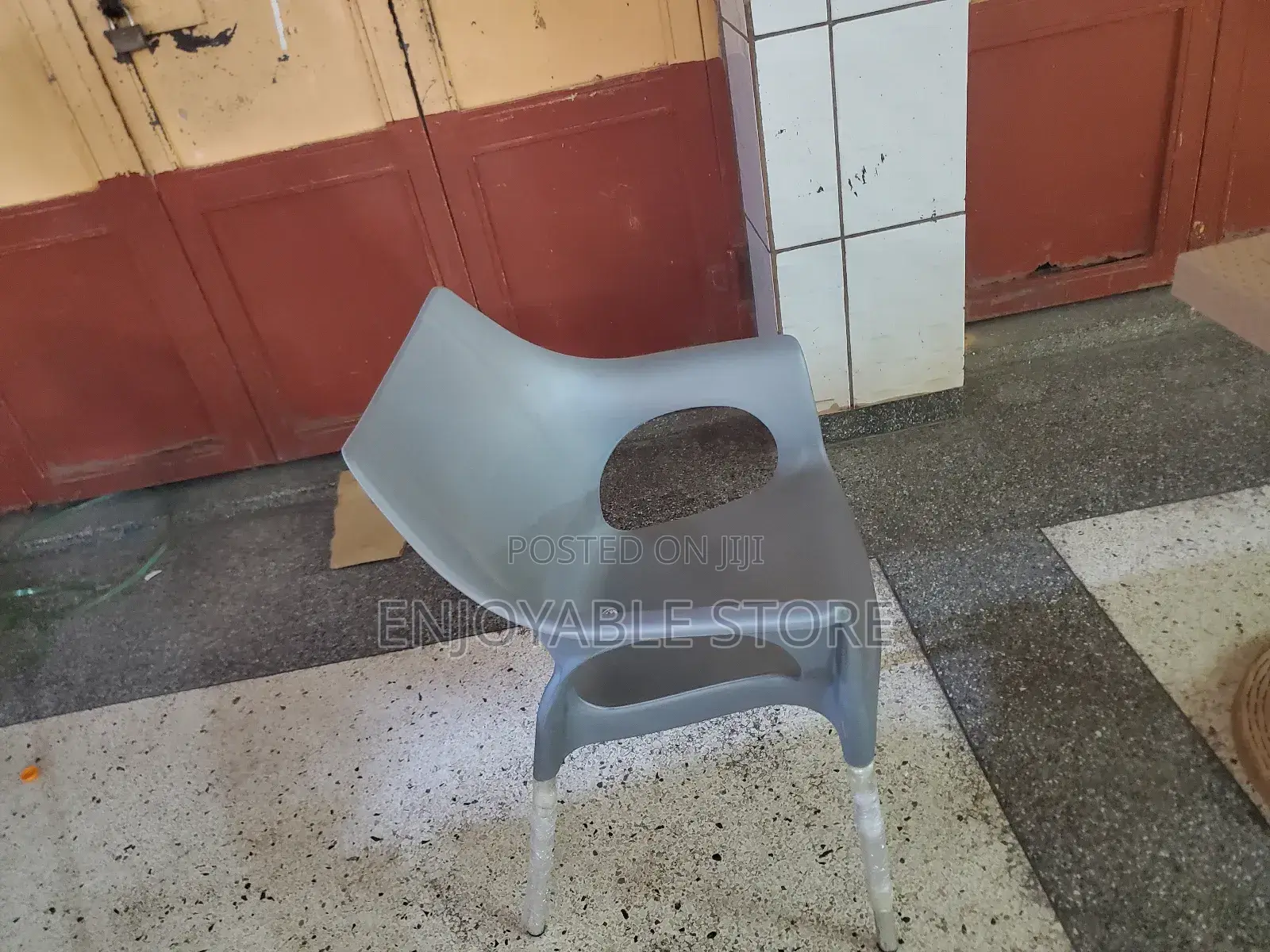 Restaurant/Bar Plastic Chairs Gray Chair