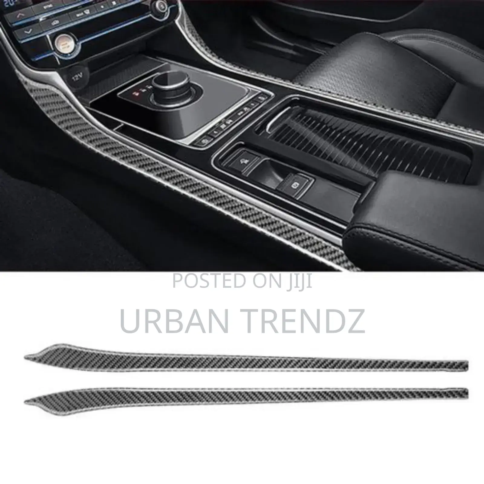 Control Gear Box Cup Holder Trim Side Strips Sticker