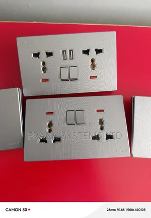 Electrical Sockets, Grey Colour
