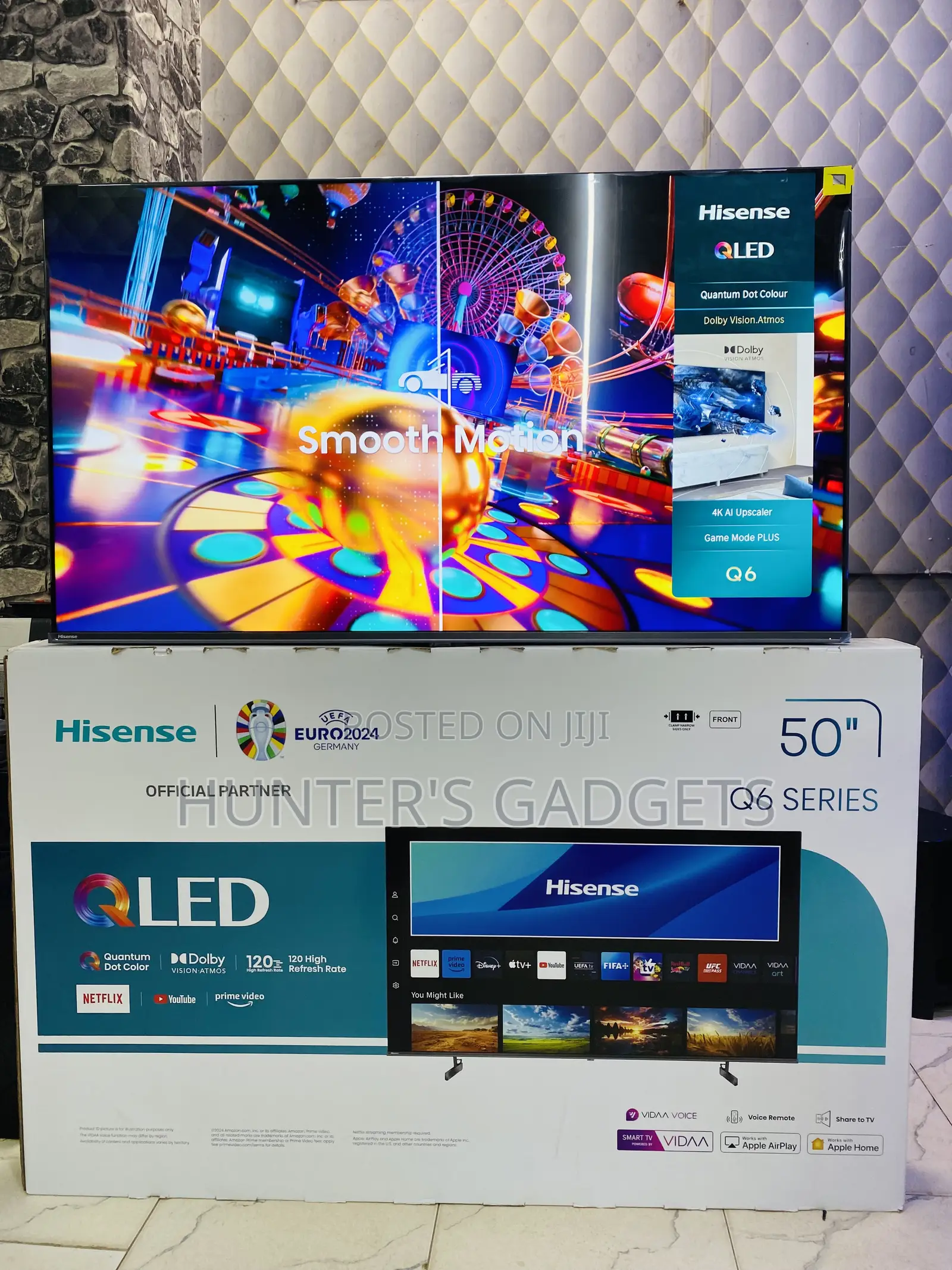 Hisense 50inch Qled Tv Brand Is New Latest Model Smart Tv