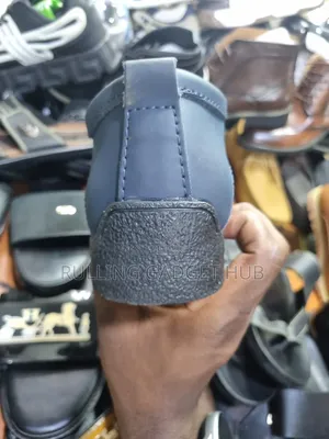 Blue Leather Clarks for Men