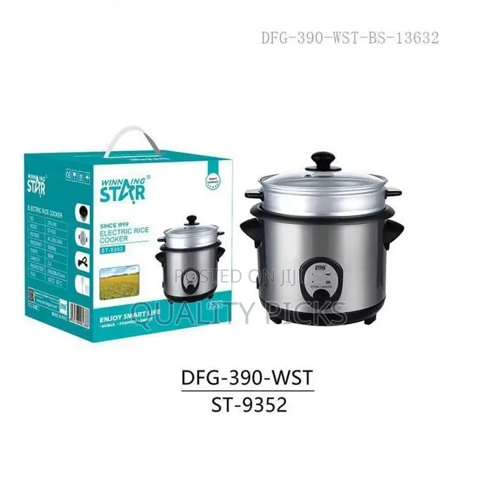 Winningstar 2.2L Electric Pot Style Rice Cooker Steamer