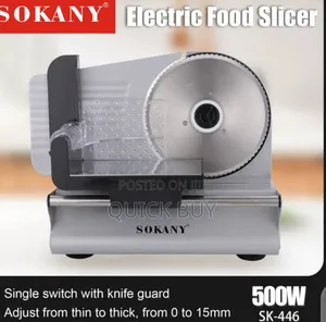 Heavy Duty Superior Quality Sokany Electric Food Slicer