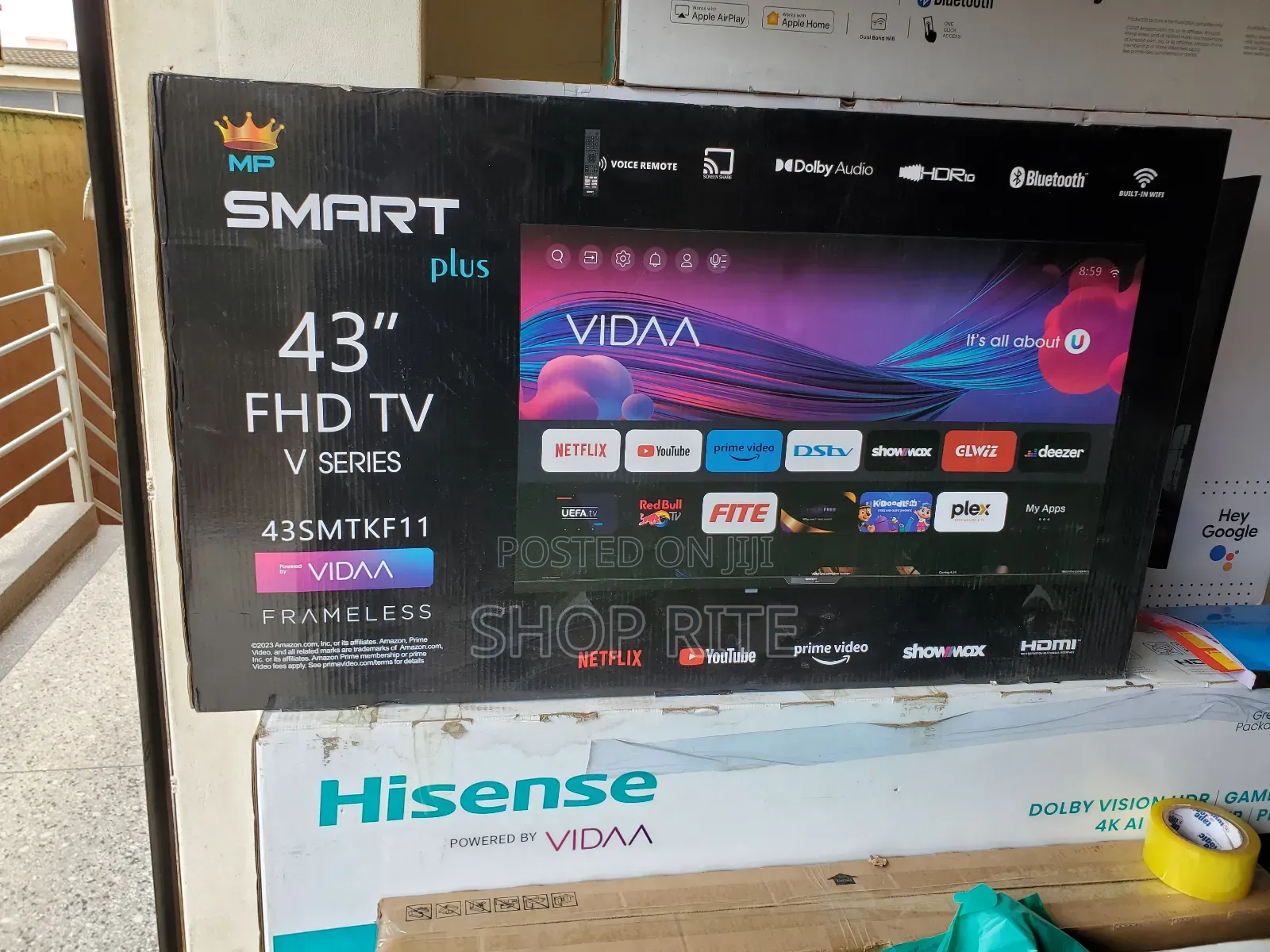 Brand New Smart Plus 43inch Smart Vida TVS Original