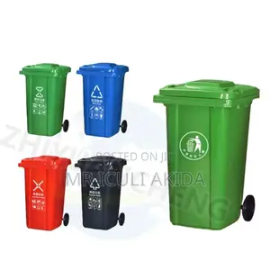 120ltrs Plastic Trash Can Garbage Container Waste/Dust Bin