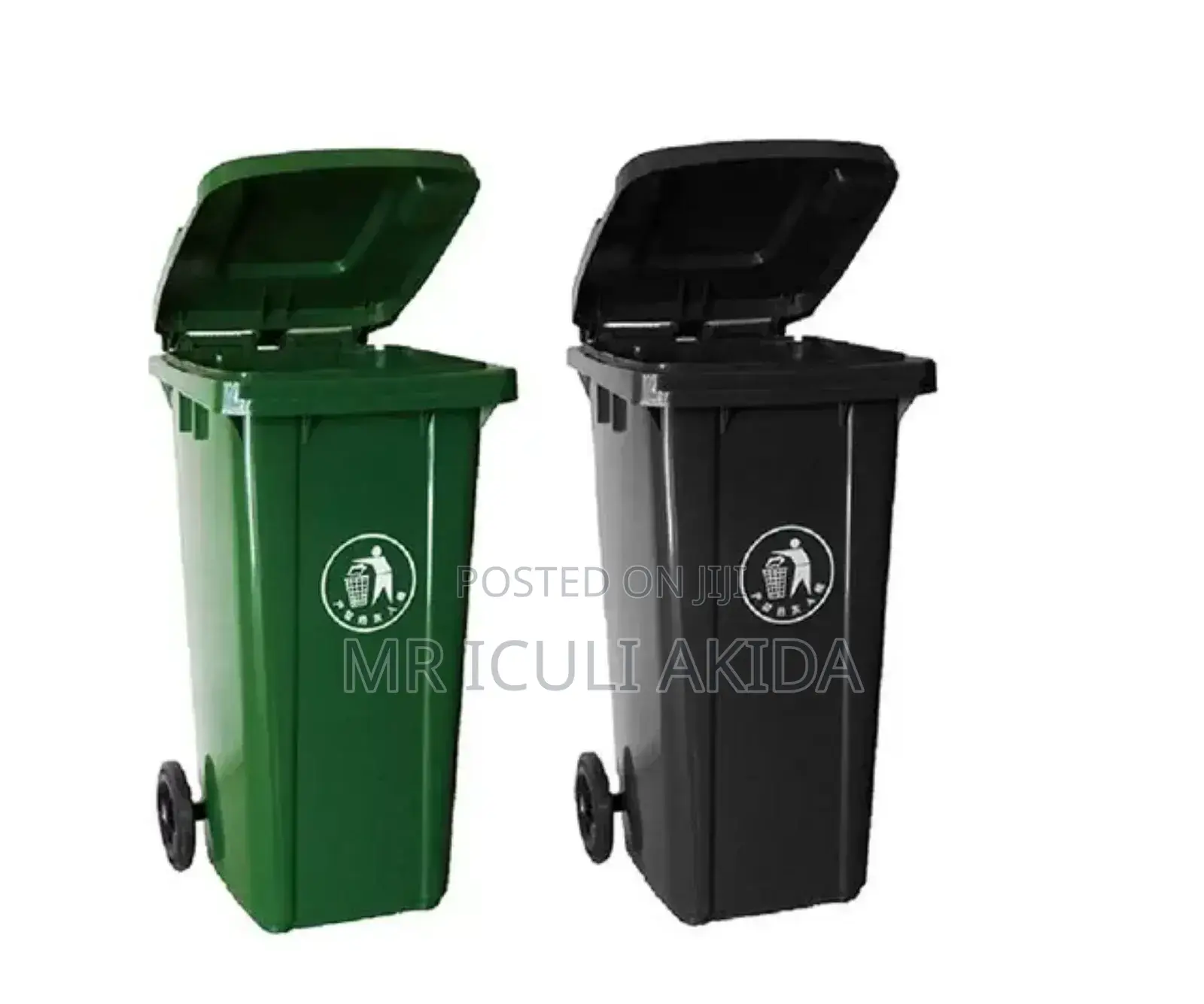 Outdoor 240l Plastic Trash Can Garbage Container Waste Bin