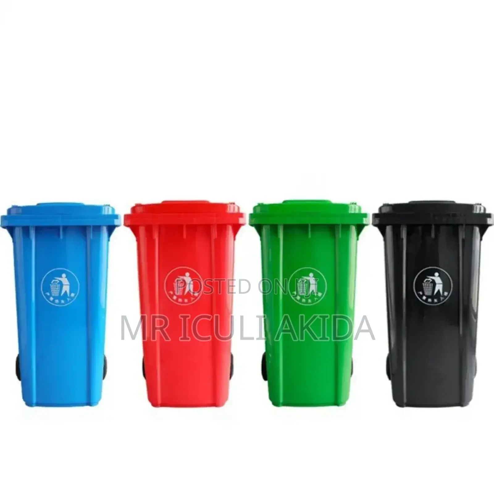 Outdoor 240l Plastic Trash Can Garbage Container Waste Bin