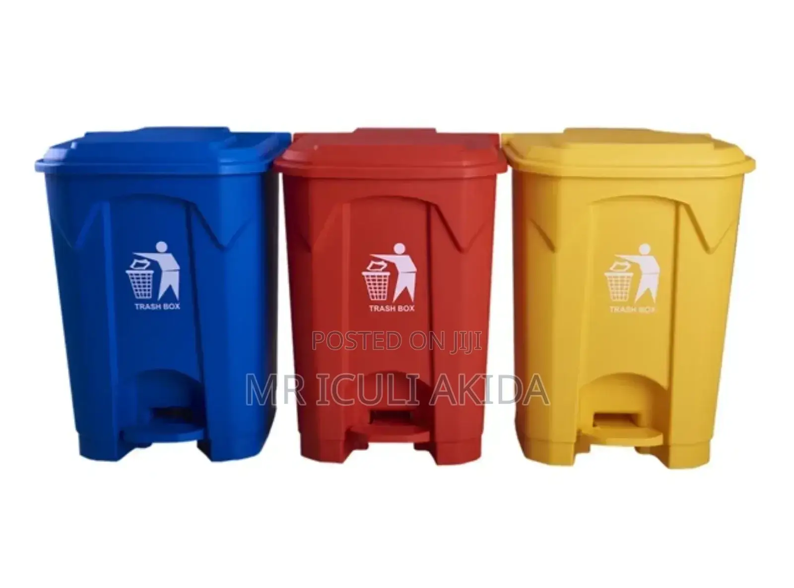 50ltrs Step-on Plastic Medical,Office,Kitchen Waste Bin
