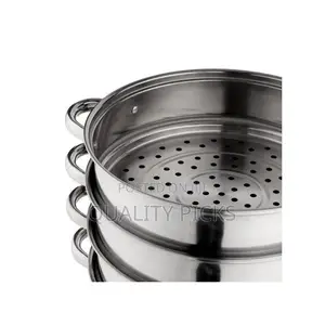 32cm - 4 Layer Stainless Steel Food Saucepan and Steamer Pot