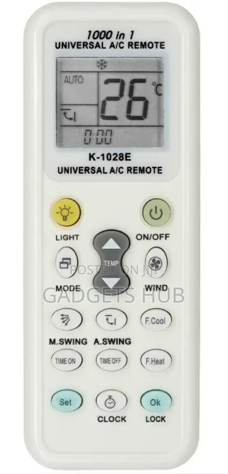 Universal AC Remote Air Conditioner K-1028e Remote Control