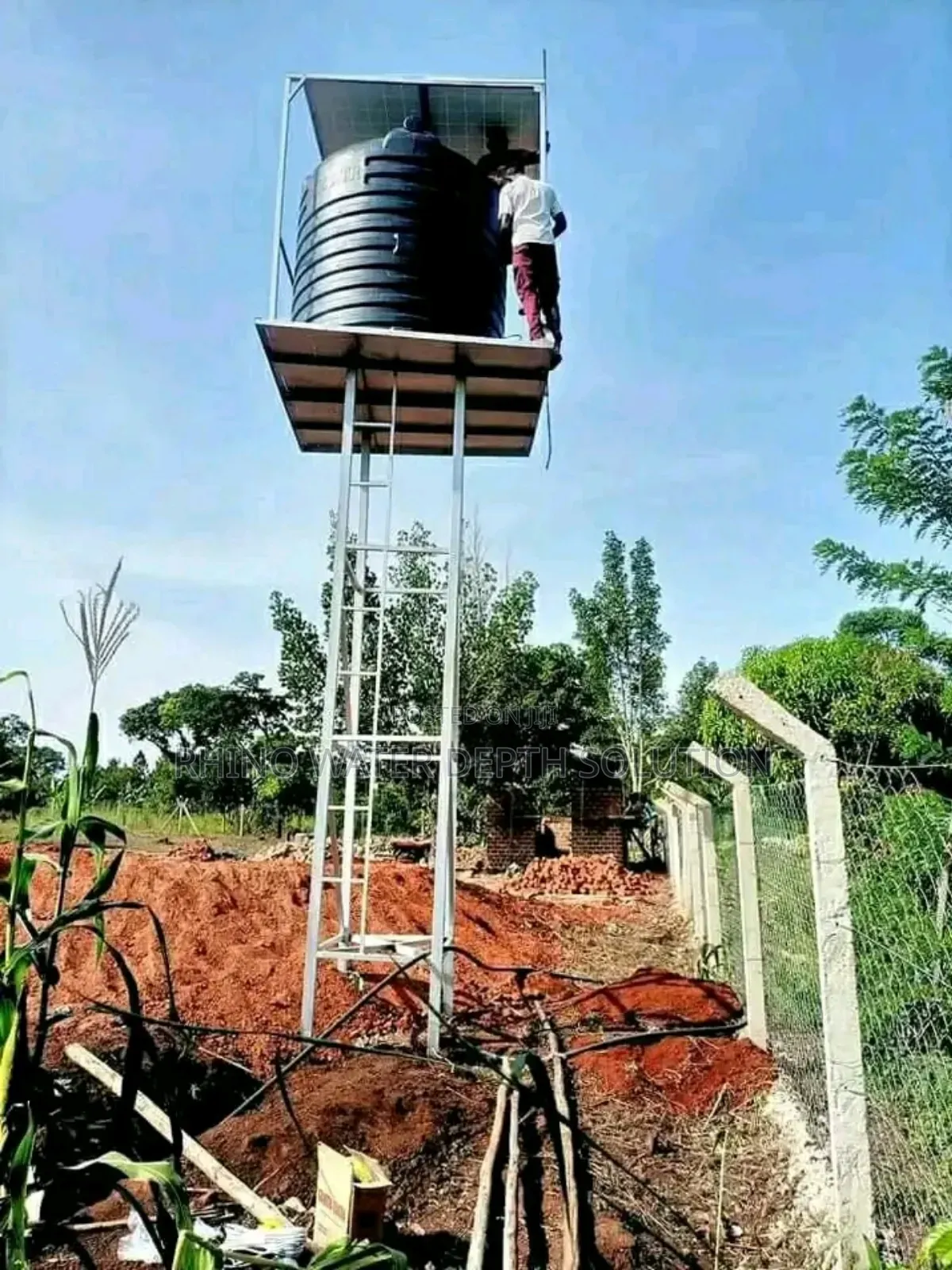Hand Digging Water