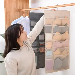 Doublesided Hanging Bag Underwear Bra Sock Storage Organiser