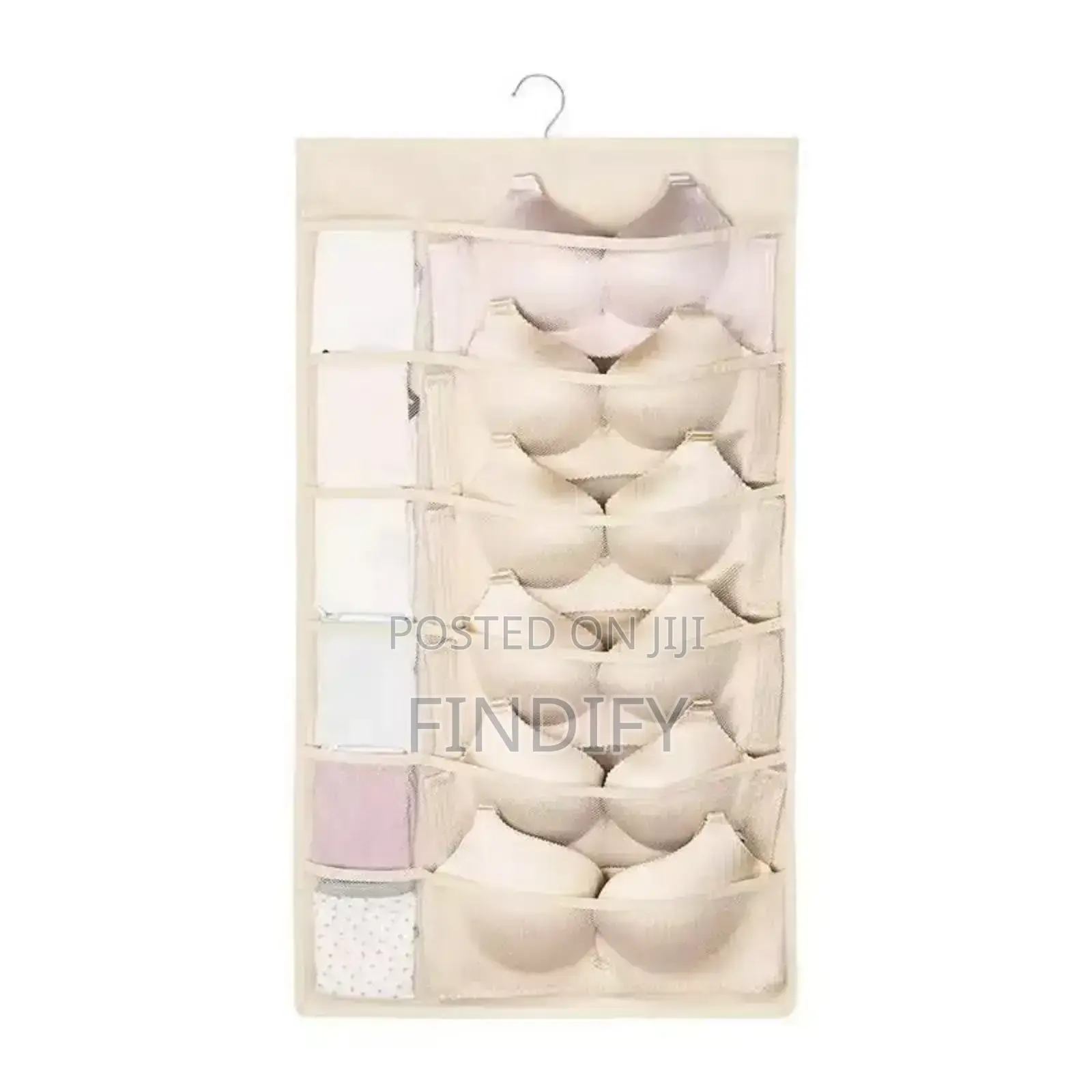 Doublesided Hanging Bag Underwear Bra Sock Storage Organiser