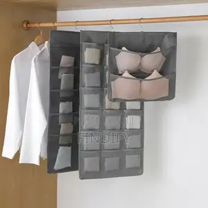 Doublesided Hanging Bag Underwear Bra Sock Storage Organiser