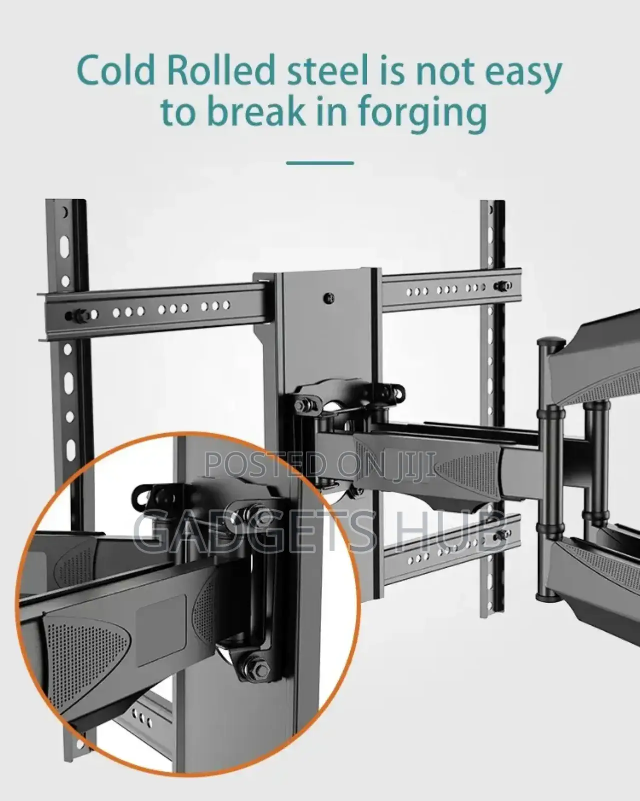 Double Arm Tilt Swivel Vista Full Motion Tv Wall Mount 32-86