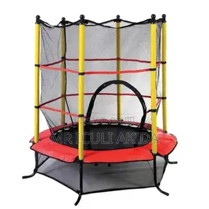 Ultra Safe 55" Mini Kids Trampoline WTH Safety Enclosure Net