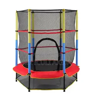 Ultra Safe 55" Mini Kids Trampoline WTH Safety Enclosure Net
