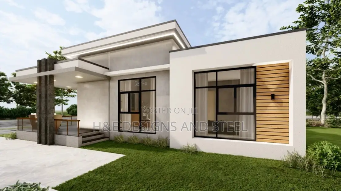 Modern Flat Roof Family House Designs