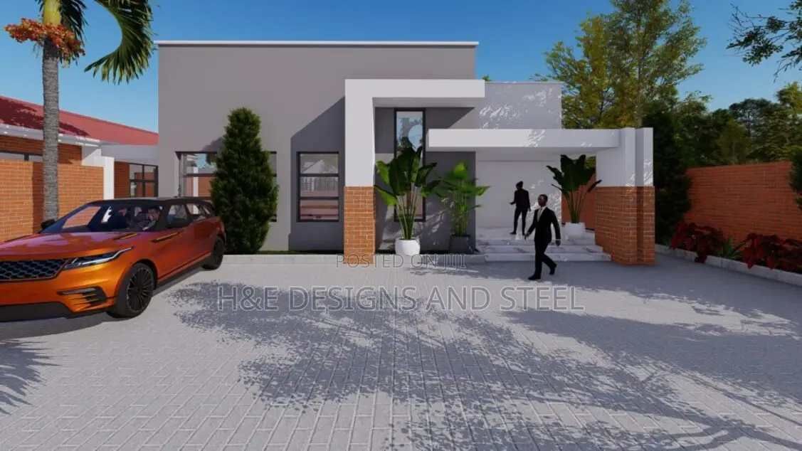 Modern Flat Roof Family House Designs