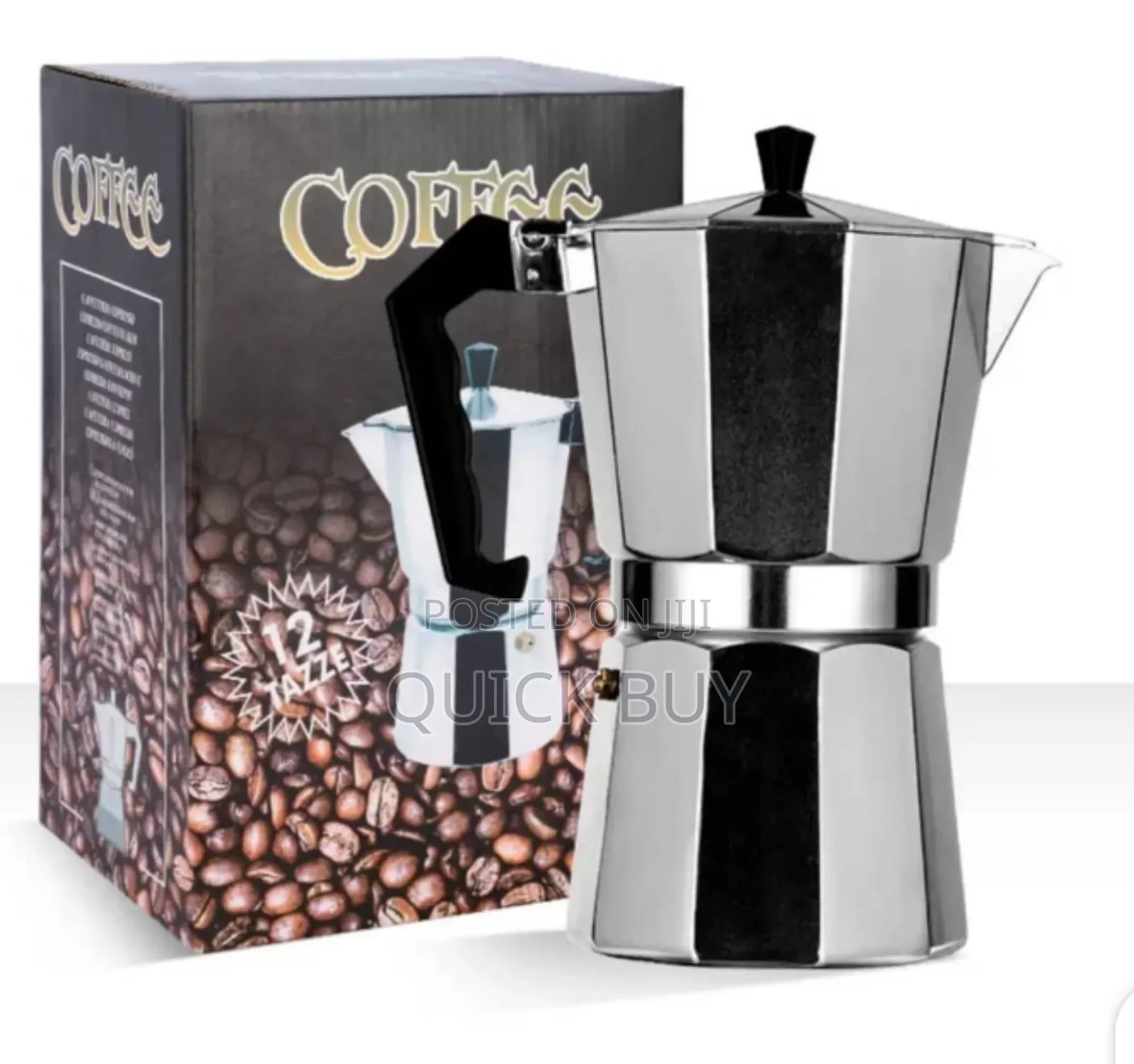 Premium Grade Stylish Italian Espresso Coffee Maker Pot