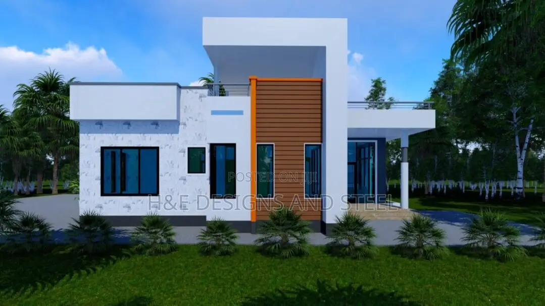 Modern Flat Roof Family House Designs