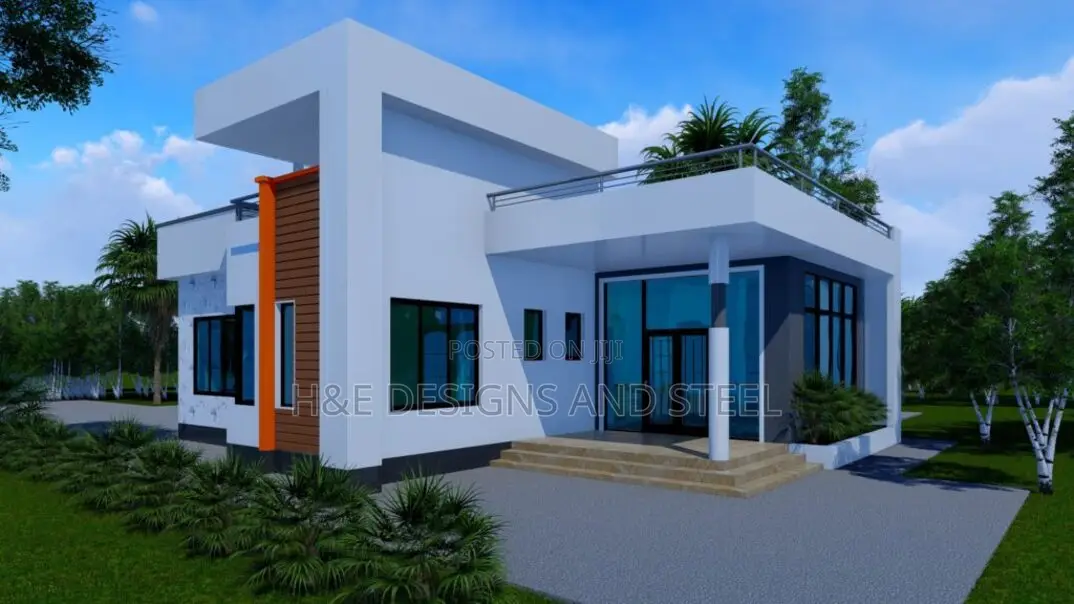Modern Flat Roof Family House Designs