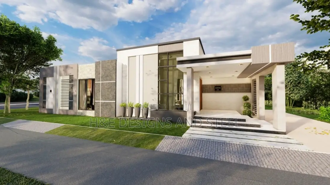 Modern Flat Roof Family House Designs