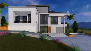 Modern Flat Roof Family House Designs