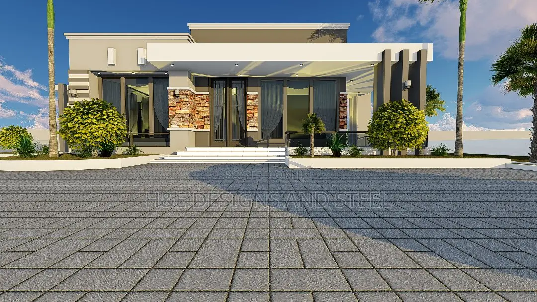 Modern Flat Roof Family House Designs