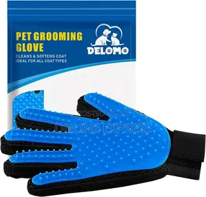 Photo - Pet Massaging Grooming Gloves