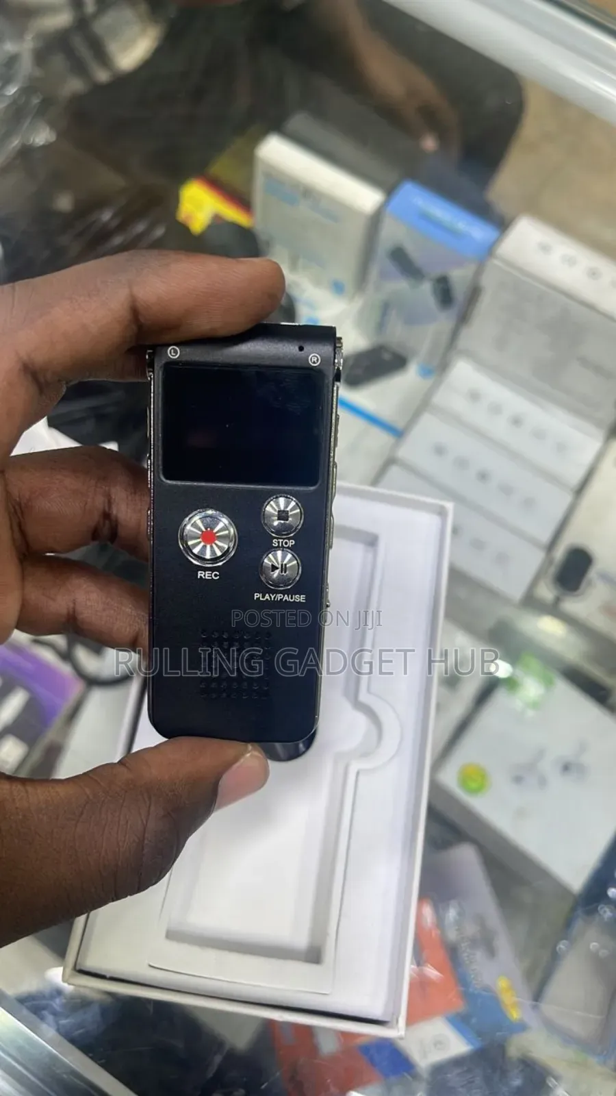8GB Digital Voice Recorder With Voice Activation, 20hrs Batt