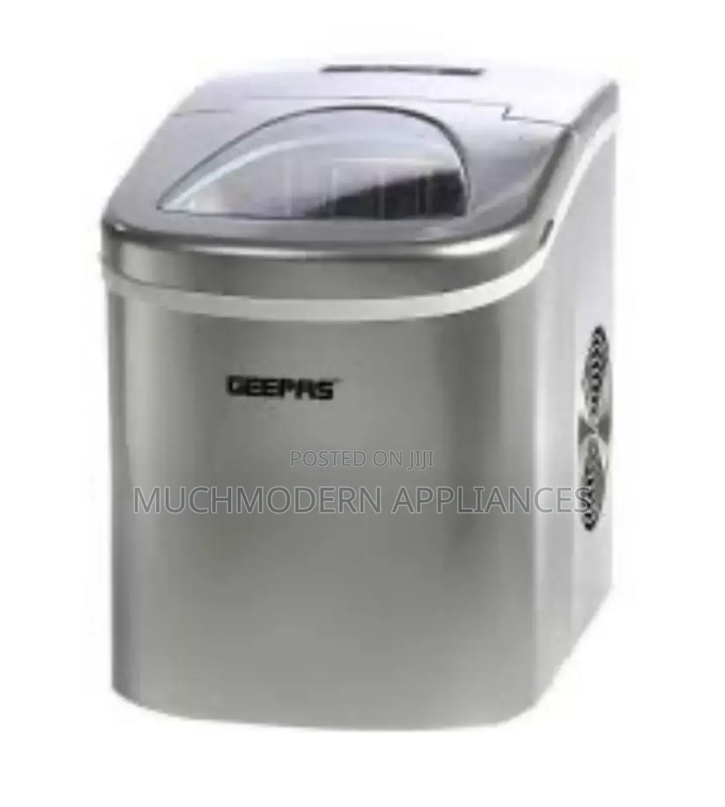 Geepas GIM 63015
Portable Ice Maker/2.2l Water/2 Size Cubs