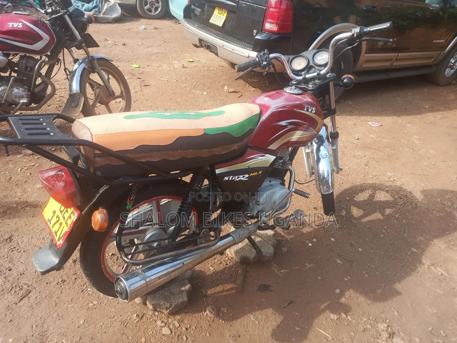 TVS XL 100 2017 Red