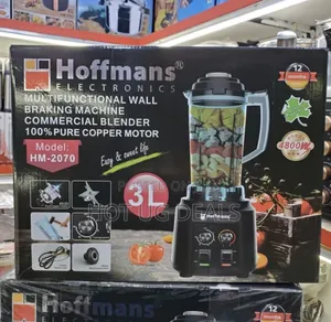 Hoffmans 3l Multifunctional Commercial Blender -black