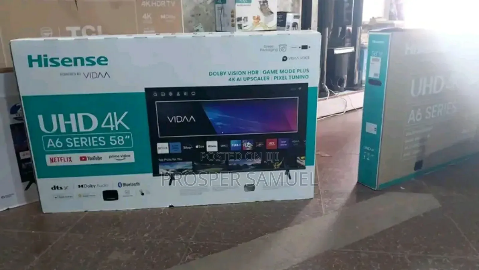 Brand New Hisense 58 Inches Digital Smart Uhd4k Flat Screen