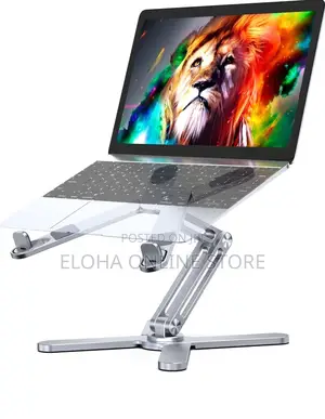 Adjustable Laptop Stand With 360 Rotating Base