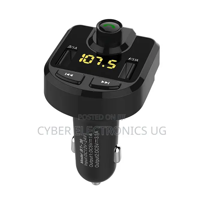 Bluetooth FM Wireless in-Car Radio Adapter Music Player