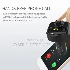 Bluetooth FM Wireless in-Car Radio Adapter Music Player