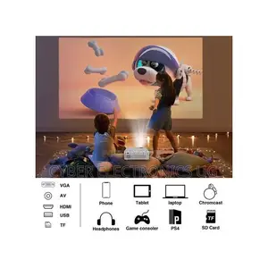 Smart T5 Hd Led Projector With Youtube Connect With Phone