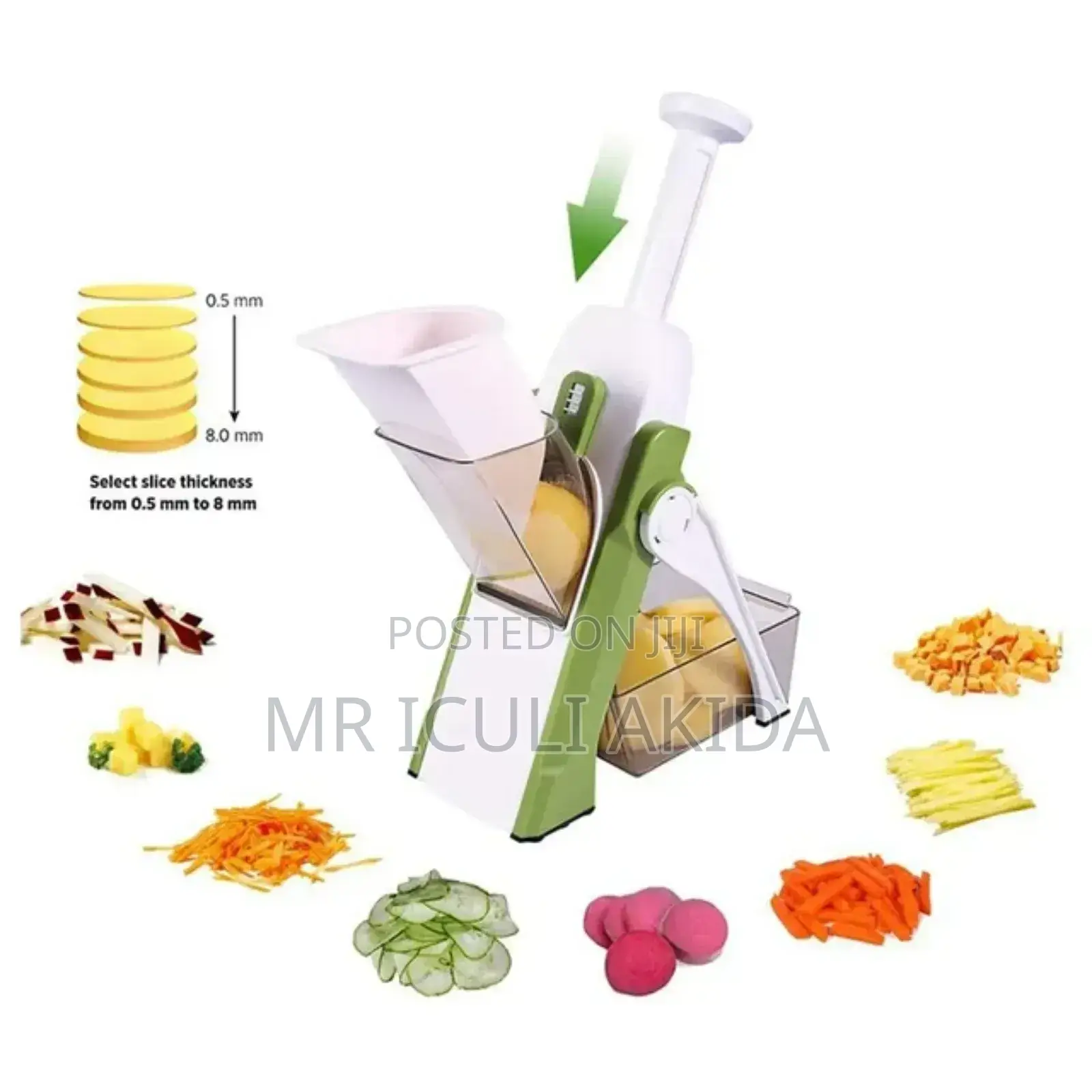 Mandolin Manual Vegetable Slicer WTH Stainless Steel Blades