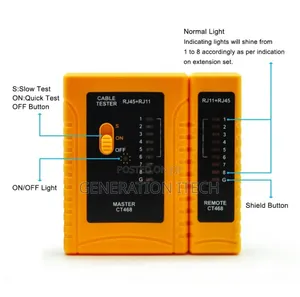 Cable Tester for Network Cables - Rj45, Rj11,Rj12,Cat6, Utp