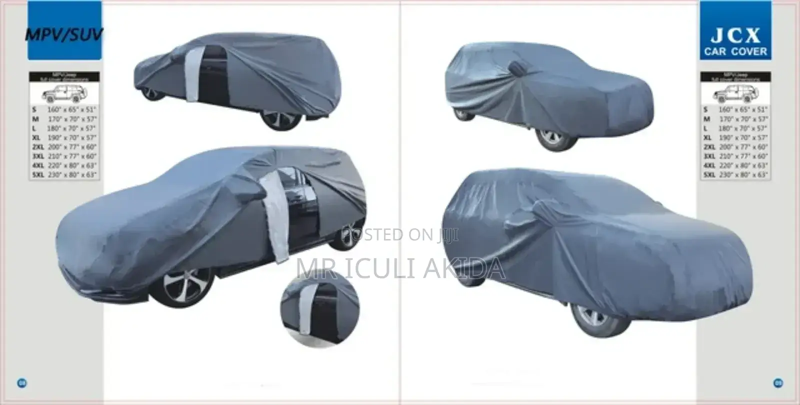 100% Waterproof Double Layer All Size/Weather Car Cover