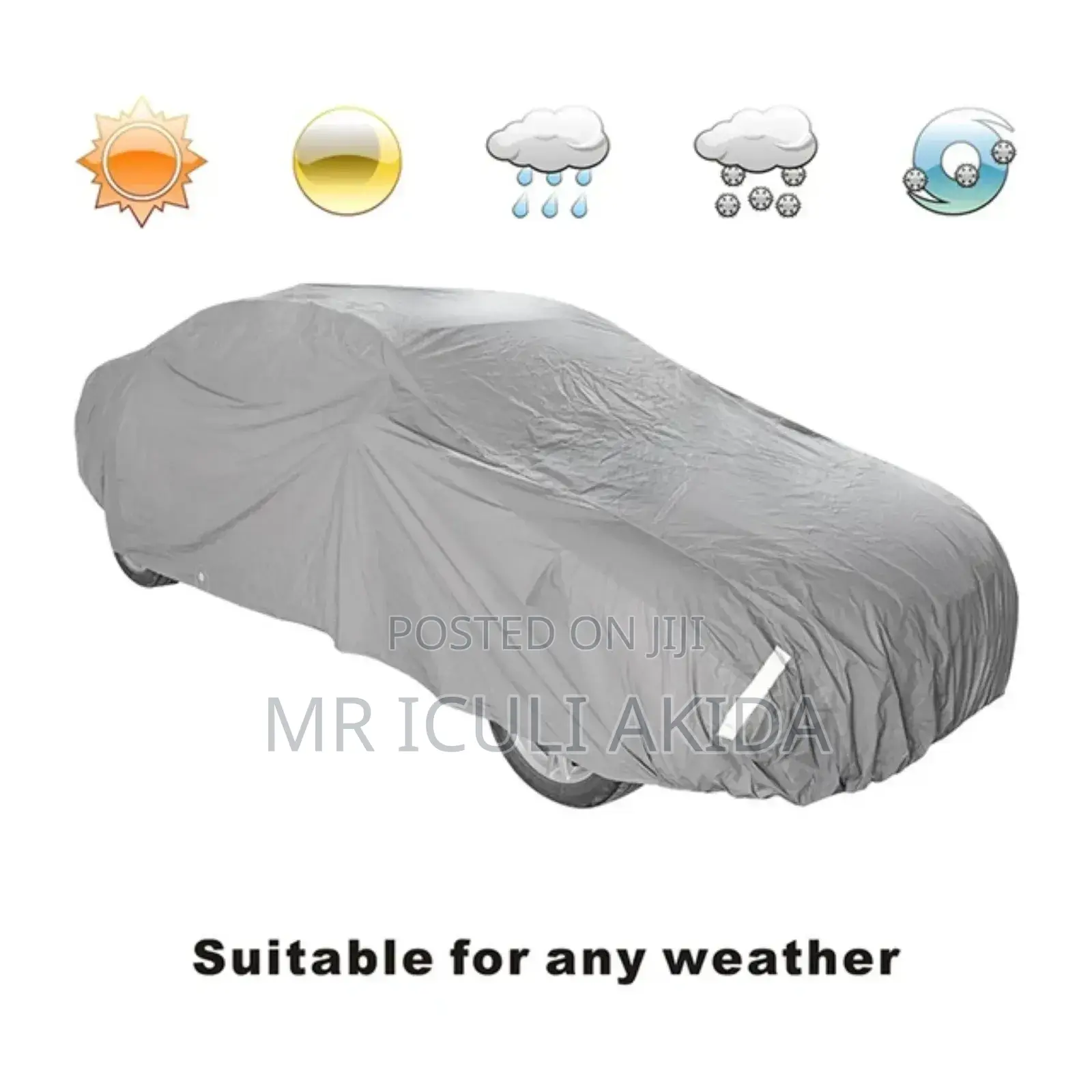 Double Layer Waterproof All Weather Elastic Car Cover