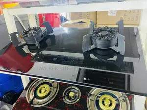 2 Burner Smart Touch Electric Gas Cooker Stove- Black